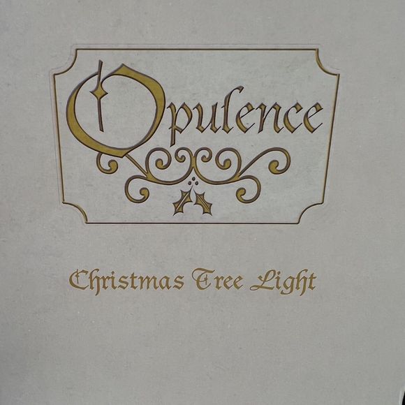 Vtg Opulence Lighted Christmas Tree Ceramic Santa Children Village Lit Stars 10” - Picture 10 of 16